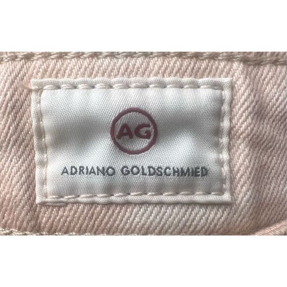 AG Alexxis Crop Straight Jean in Tie Dye Mauve Orchid NWT Size 27 - Picture 12 of 14